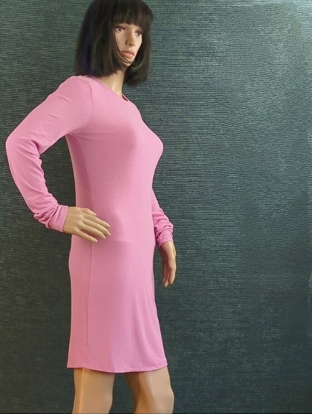 Forever 21 Lavender Pink Long Sleeve Knit Mini-Dress NWT